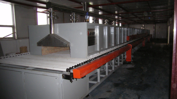 特種陶瓷電熱輥道窯，規(guī)格：1.2米×32米電加熱